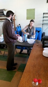 Serving at Morning Glory